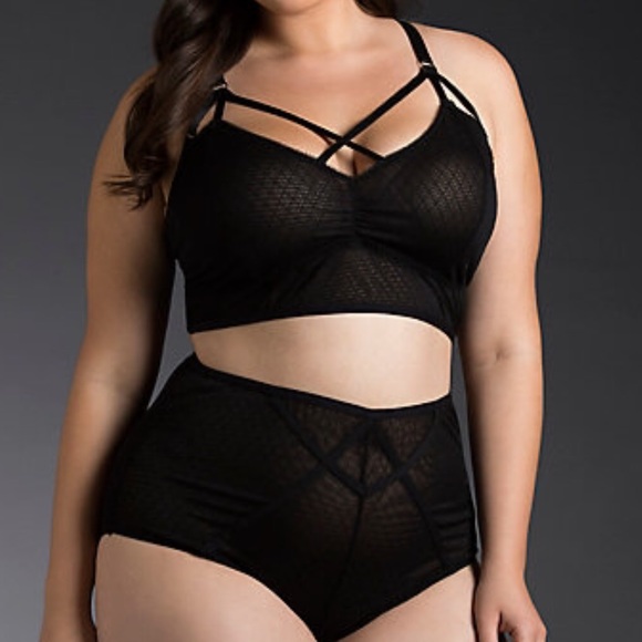 Torrid Strappy Mesh High Waist Panty - Picture 2 of 5